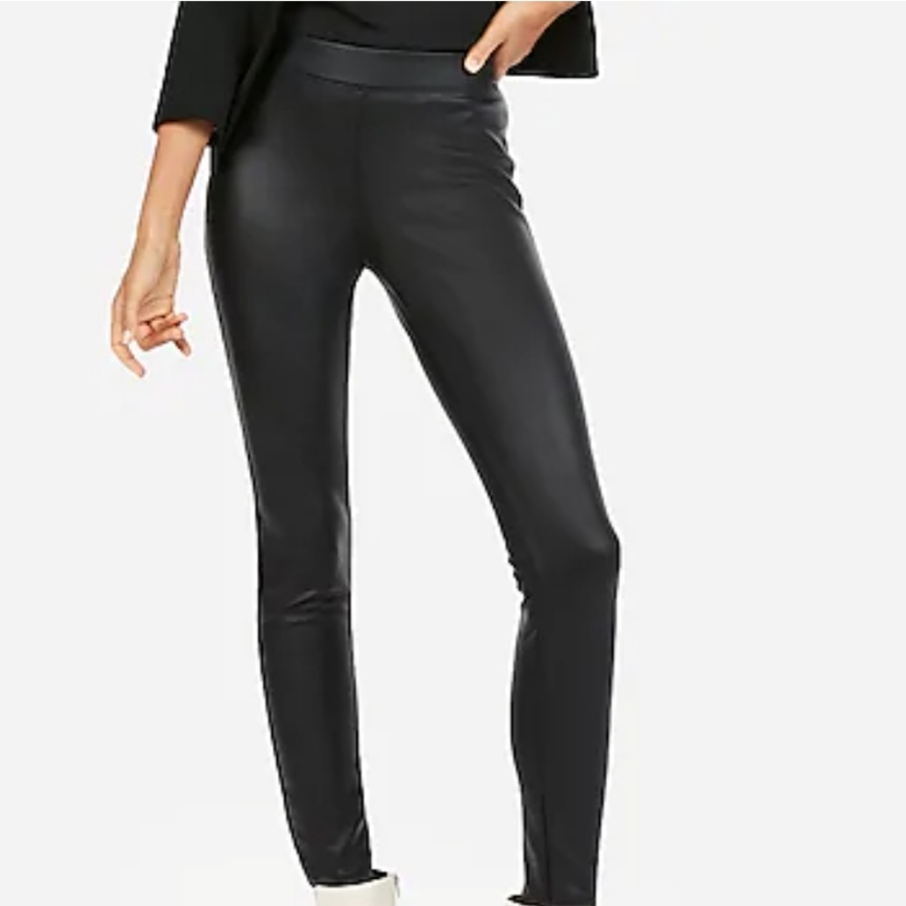 Express pleather leggings